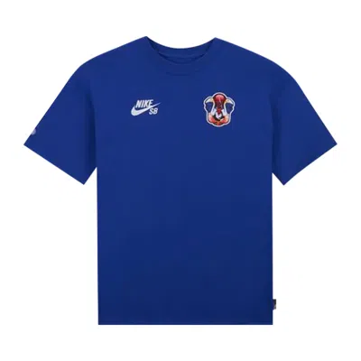 Pre-owned Nike Sb Team Usa T-shirt 'old Royal' In Blue