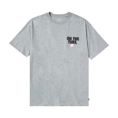Pre-owned Nike Sb X Born X Raised On The Turf T-shirt 'heather Grey'