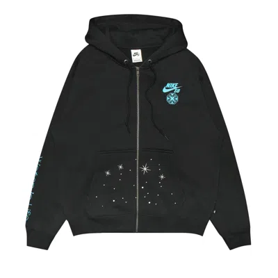 Pre-owned Nike Sb X Di'orr Greenwood Fleece Hoodie 'black'