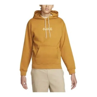 Nike Sb X Doyenne Fleece Pullover Hoodie 'desert Ochre' In Yellow
