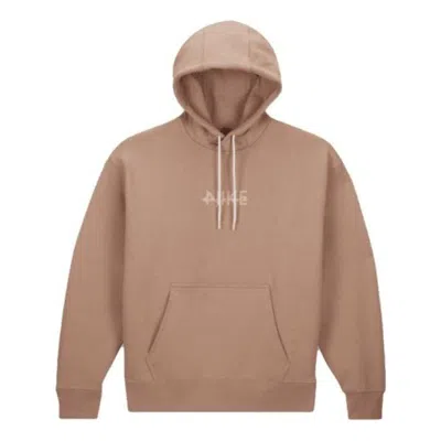 Nike Sb X Doyenne Fleece Skate Pullover Hoodie 'fossil Rose' In Brown