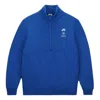 Nike Sb X Fly Streetwea Fleece Half Zip Hoodie 'blue'