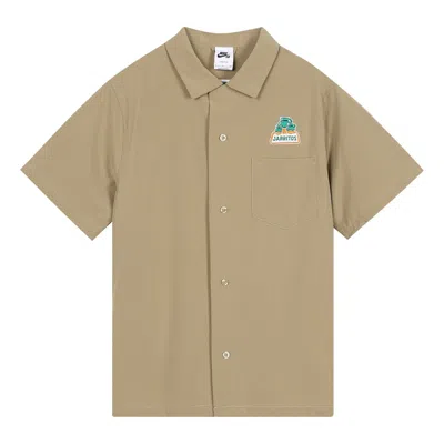 Nike Sb X Jarritos Bowling Button Up Shirt (asia Sizing) 'khaki' In Brown