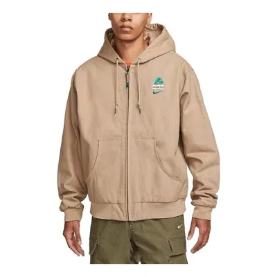 Nike Sb X Jarritos Padded Jacket 'tan' In Gray