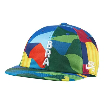 Nike Sb X Parra Brazil Federation Kit Skate Cap 'colorful' In Multi