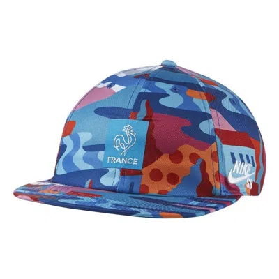 Nike X Parra Printed Skate Cap In Blue