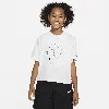 Nike Sb X Rayssa Leal Big Kids' (girls') Dri-fit T-shirt In White