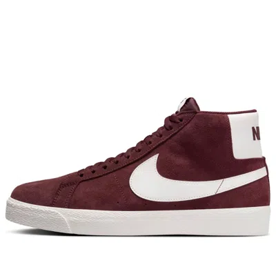 Nike Sb Zoom Blazer Mid 'burgundy Crush' In Animal Print