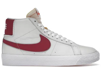 Pre-owned Nike Sb Zoom Blazer Mid Iso Orange Label Sneakers In White/sweet Beet
