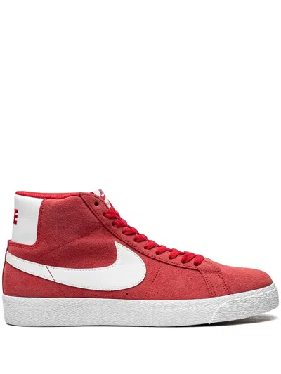 Nike Sb Zoom Blazer Mid Sneakers In Red