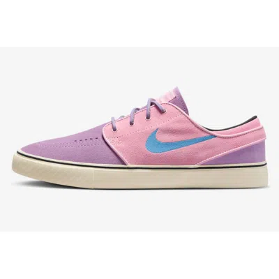 Nike Sb Zoom Janoski Og+ Lilac/noise Aqua-medium Soft Pink Dv5475-500 Men's In Purple