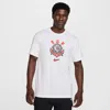Nike White Corinthians Crest T-shirt In White