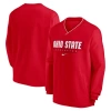 Nike Ohio State Buckeyes Sideline  Men's College Long-sleeve Windshirt In Scarlet