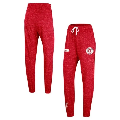 Nike Ohio State Gym Vintage  Women's College Jogger Trousers In Red