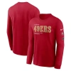 Nike Scarlet San Francisco 49ers Play To Win Essential Long Sleeve T-shirt In Red