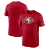 Nike Scarlet San Francisco 49ers Primetime Legend Logo Performance T-shirt In Red