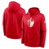 Nike San Francisco 49ers Rewind Club Logo Menâs  Men's Nfl Pullover Hoodie In Scarlet