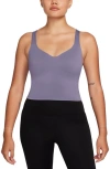Nike Women's Alate Medium-support Padded Sports Bra Tank Top In Daybreak/ White
