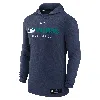Nike Seattle Mariners Authentic Collection  Men's Dri-fit Mlb Pullover Hoodie In Blue