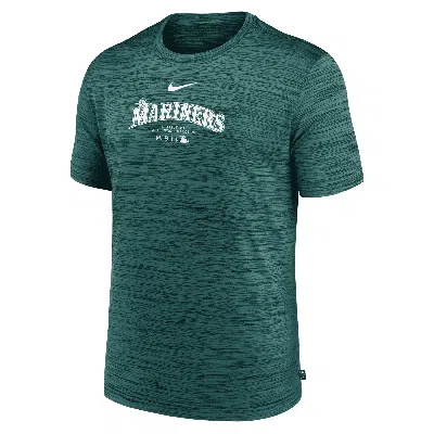 Nike Seattle Mariners Authentic Collection Practice Velocity  Men's Dri-fit Mlb T-shirt In Green