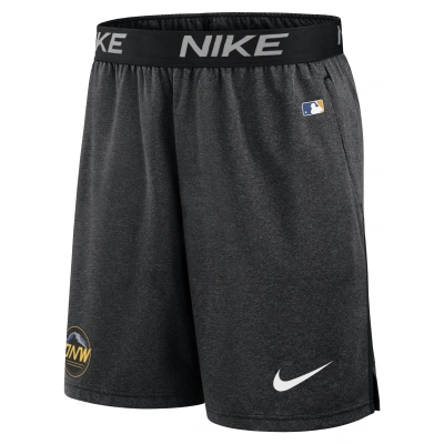Nike Seattle Mariners City Connect Practice  Men's Dri-fit Mlb Shorts In Black