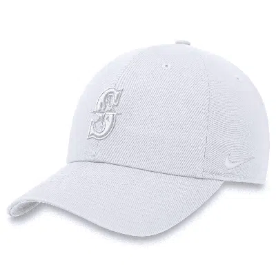 Nike Seattle Mariners Club  Men's Mlb Adjustable Hat In White