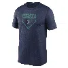 Nike Seattle Mariners Home Plate Icon Legend  Men's Dri-fit Mlb T-shirt In Blue