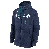 Nike Seattle Mariners Knockout Script  Men's Mlb Full-zip Hoodie In Blue