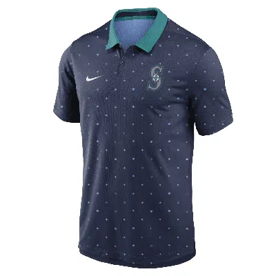 Nike Seattle Mariners Legacy Icon Vapor  Men's Dri-fit Mlb Polo In Blue