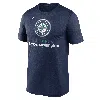 Nike Navy Seattle Mariners Stadium Legend Performance T-shirt In Blue