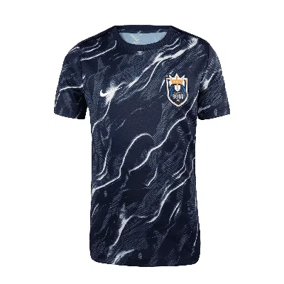 Nike Seattle Reign 2025 Big Kids'  Nwsl Short-sleeve Pre-match Top In White