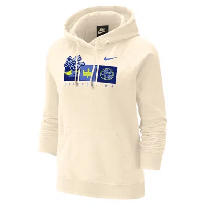 Nike Seattle Reign Phoenix Fleece  Women's Oversized Hoodie In Animal Print