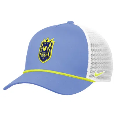 Nike Seattle Reign Rise  Unisex Rope Trucker Cap In Blue