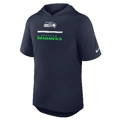 NIKE SEATTLE SEAHAWKS  MEN'S DRI-FIT NFL HOODED T-SHIRT,1015859558