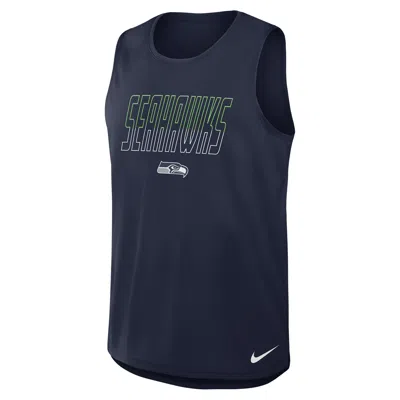 Nike Seattle Seahawks  Men's Dri-fit Nfl Tank Top In Blue