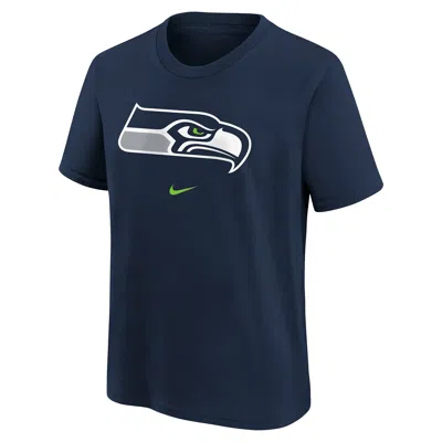 Nike Seattle Seahawks Primary Logo Legend Big Kidsâ  Dri-fit Nfl T-shirt In Blue