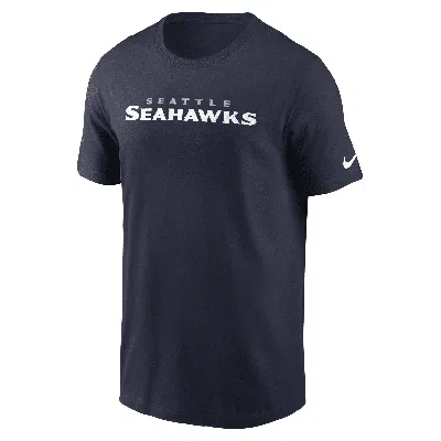 NIKE SEATTLE SEAHAWKS PRIMETIME WORDMARK ESSENTIAL  MEN'S NFL T-SHIRT,1015687736