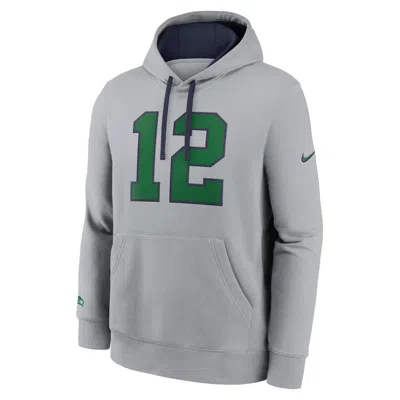 Nike Seattle Seahawks Rivalries Collection Club  Men's Nfl Pullover Hoodie In Gray