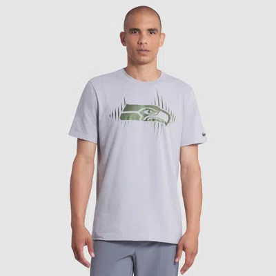 Nike Seattle Seahawks Rivalries Collection Essential  Men's Nfl T-shirt In Gray