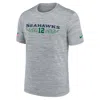 Nike Seattle Seahawks Rivalries Collection Sideline Velocity  Men's Dri-fit Nfl T-shirt In Gray