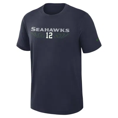 Nike Seattle Seahawks Rivalries Collection Slub  Men's Dri-fit Nfl T-shirt In Multi