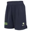 Nike Seattle Seahawks Sideline  Men's Dri-fit Nfl Shorts In Blue
