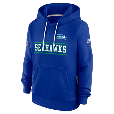 Nike Seattle Seahawks Sideline Standard Issue Alt  Women's Dri-fit Nfl Pullover Hoodie In Multi