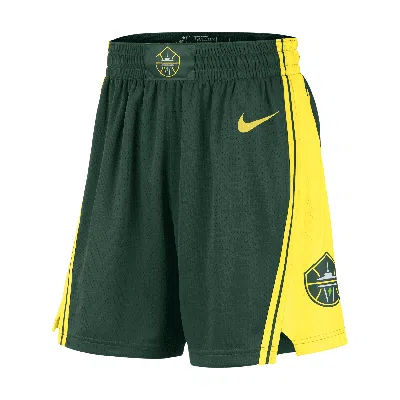 Nike Green Seattle Storm On-court Victory Performance Shorts