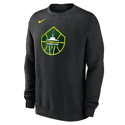 Nike Seattle Storm Club Fleece  Men's Wnba Sweatshirt In Black