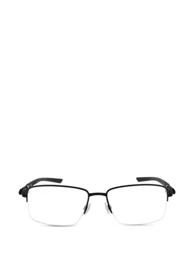 Nike Semi-rimless Rectangle-frame Glasses In Black
