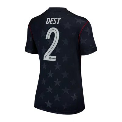 Nike Sergiã±o Dest Usmnt 2026 Stadium Away  Women's Dri-fit Soccer Jersey In Blue