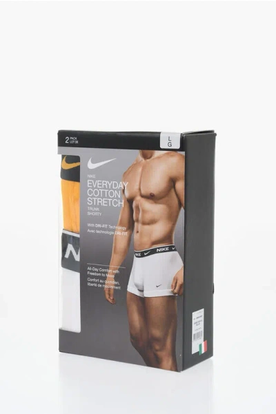 Nike Set Of 2 Stretch Cotton Boxer With Logoed Elastic Band