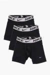 Nike Set Of 3 Dri-fit Boxer With Logoed Elastic Band
