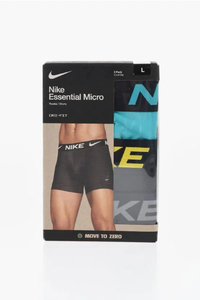Nike Set Of 3 Dri-fit Essential Micro Boxer With Logoed Elastic B